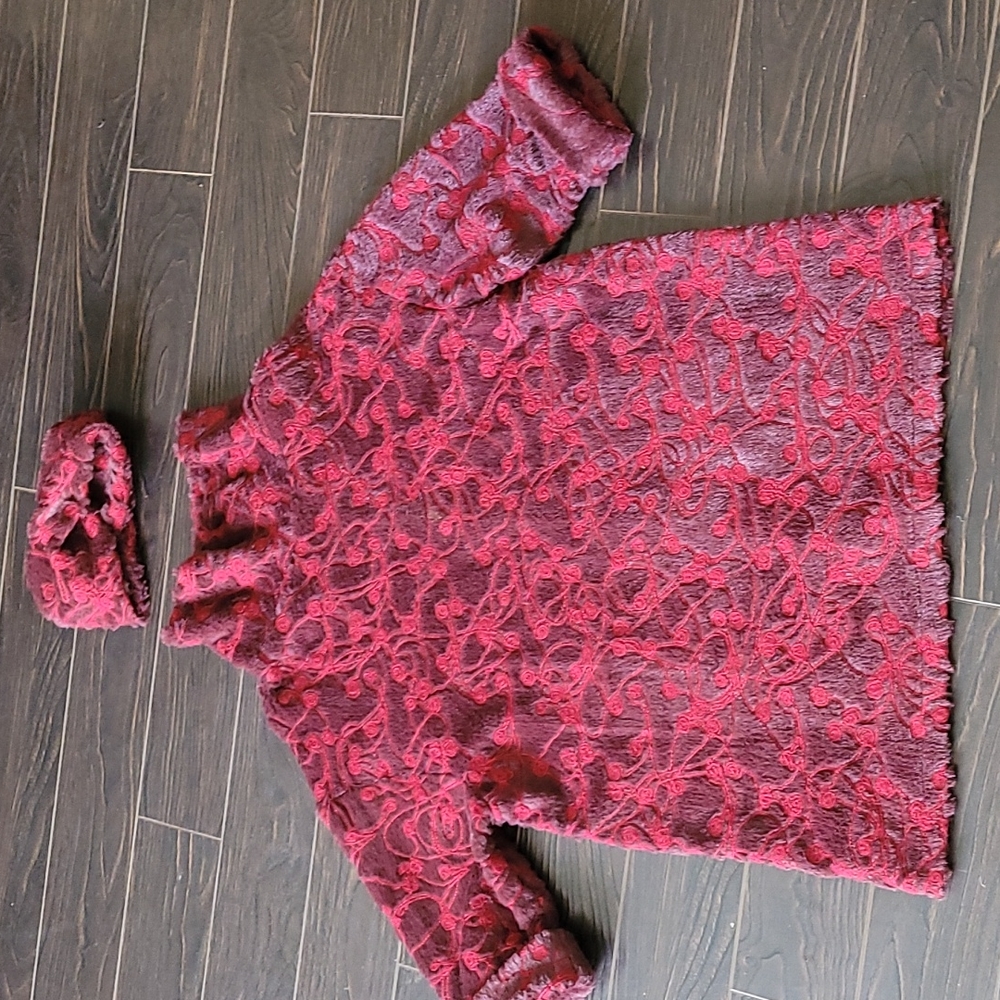 Nwot One of a kind tunic top w head band XL
